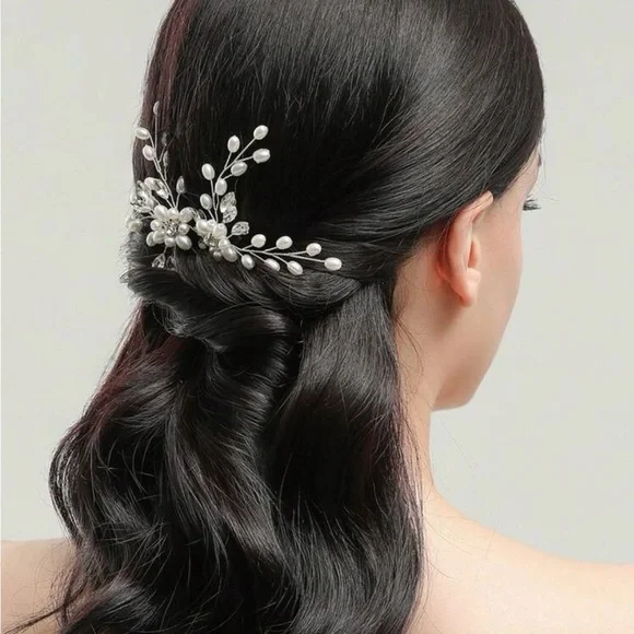 Elegant Pearl Hair Accessory (2) - Picture 5 of 5